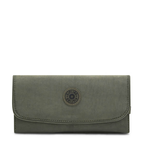 Kipling Money Land Snap Wallet Pung Grøn | DK 2189LI